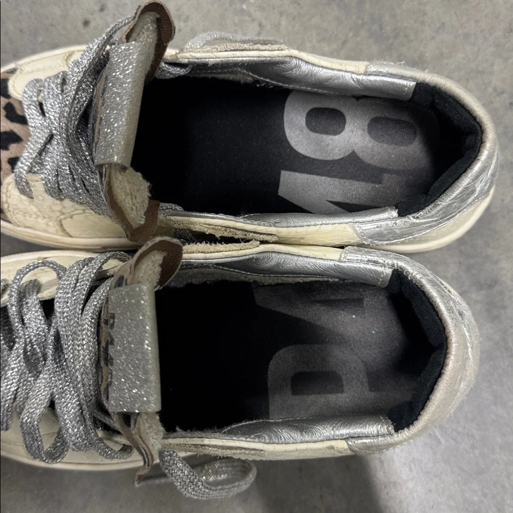 P448 You Can Surf Later Leopard Tongue Womens Sneakers Size 35 US 5.5 - Picture 3 of 8